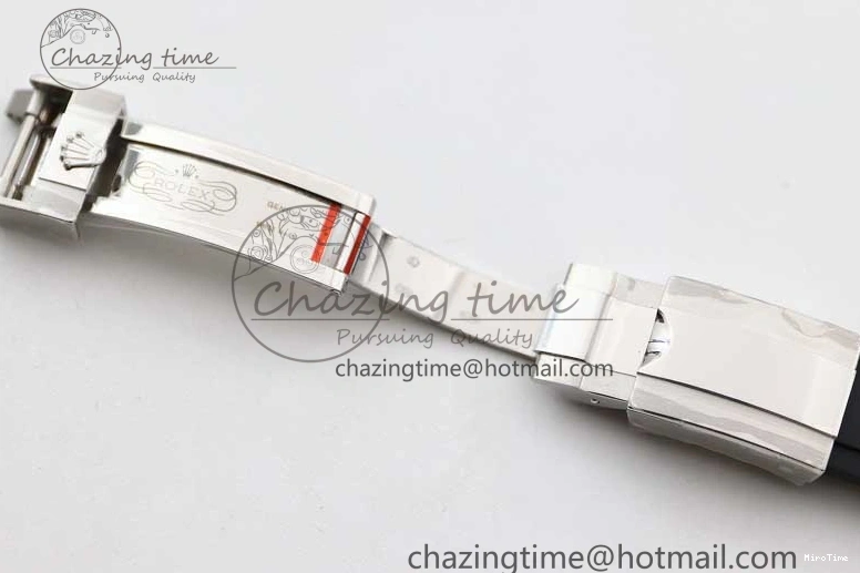 MiroTime 0328 Yacht-Master 42mm 226659 TWA 1:1 Best Edition 3D Black Ceramic Bezel on Oysterflex Strap VR Stretchable 2085